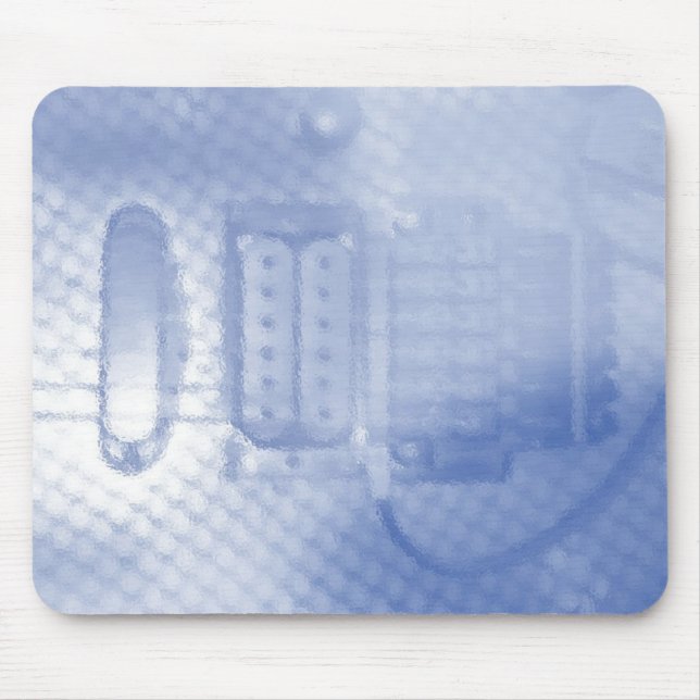 Mousepad Guitarra azul (Frente)