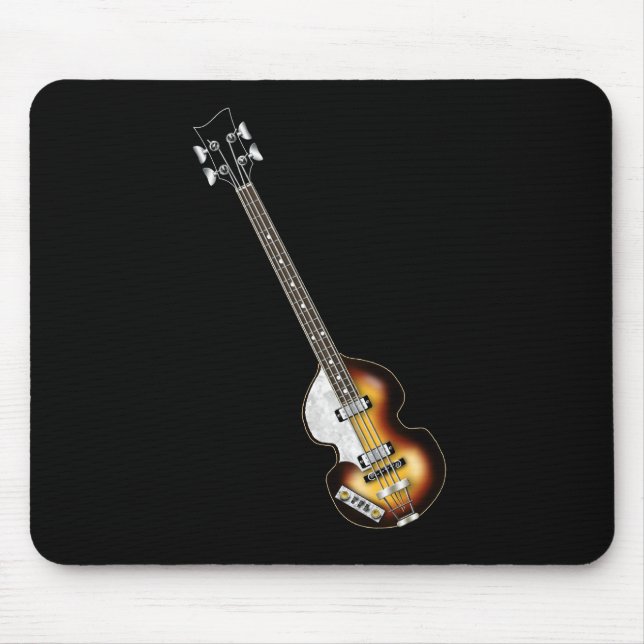 Mousepad Guitarra baixa do violino (Frente)