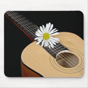 Mousepad Guitarra country e margarida