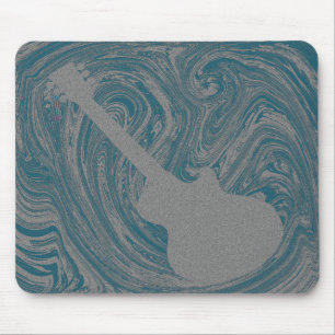 Mousepad Guitarra de Grunge Mousepad, Turquesa