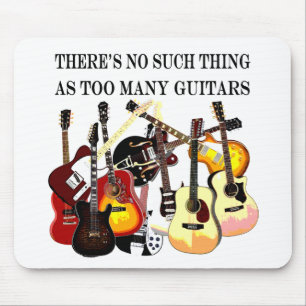 Mousepad Guitarra demais