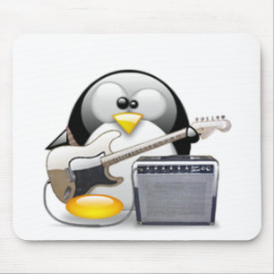 Mousepad Guitarra e amplificador americanos clássicos Tux