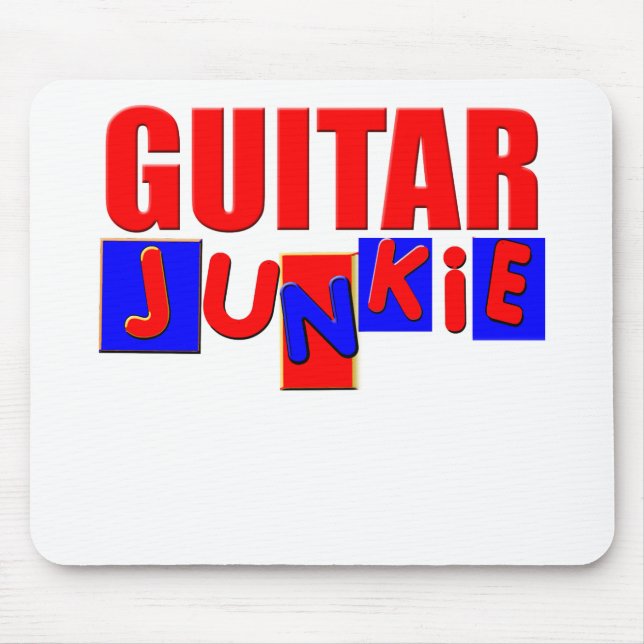 Mousepad guitarra engraçada (Frente)