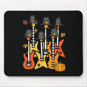 Mousepad Guitarras de Ação de Graças Querem Rock Riocker Me