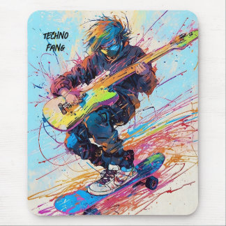 Mousepad guitarrista do Abstrato-peleiro legal