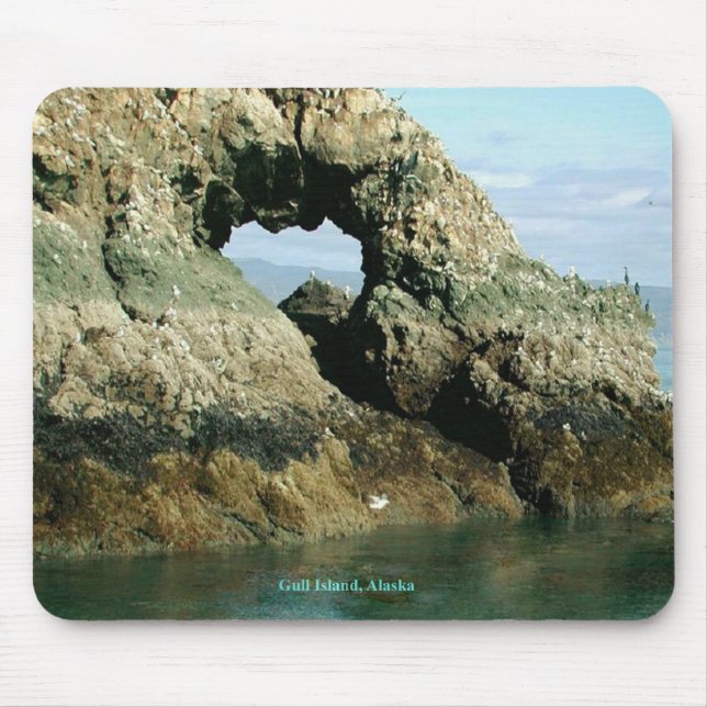 Mousepad Gull Island, Alaska (Frente)