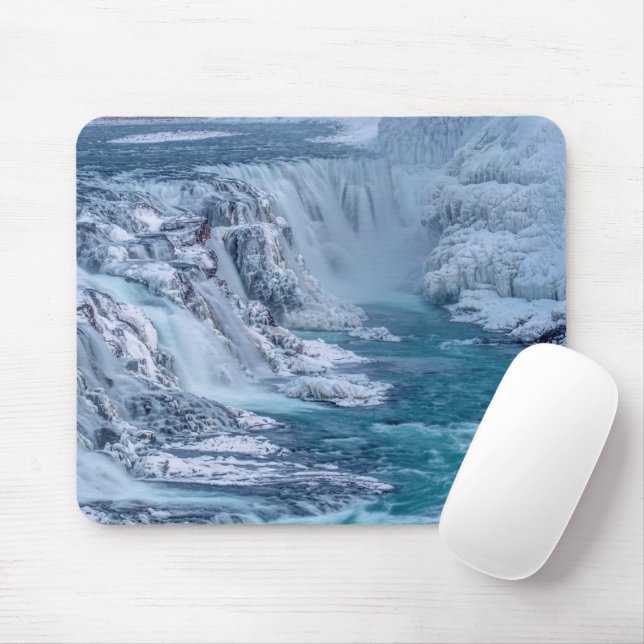 Mousepad Gullfoss Falls Islândia (Com mouse)