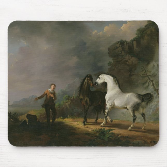 Mousepad Gulliver que endereça o Houyhnhnms, 1769 (óleo em (Frente)