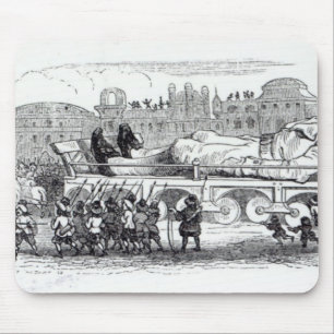 Mousepad Gulliver transportou ao Lilliputian