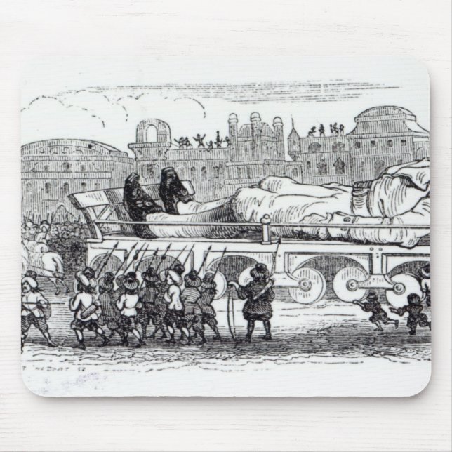 Mousepad Gulliver transportou ao Lilliputian (Frente)