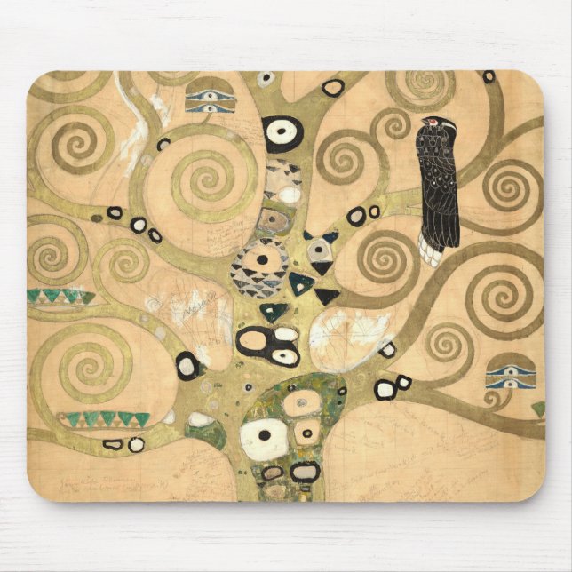 Mousepad Gustav Klimt - A árvore da vida, Stoclet Frieze (Frente)