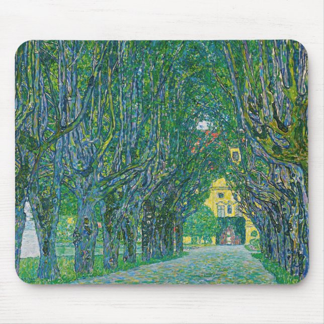 Mousepad Gustav Klimt - Avenida no Park Schloss Kammer (Frente)