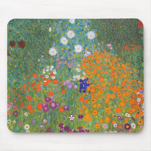 Mousepad Gustav Klimt // Bauerngarten // Jardim Fazenda (Frente)