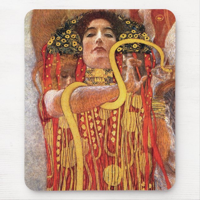 Mousepad Gustav Klimt - Deusa Médica de Higieia (Frente)