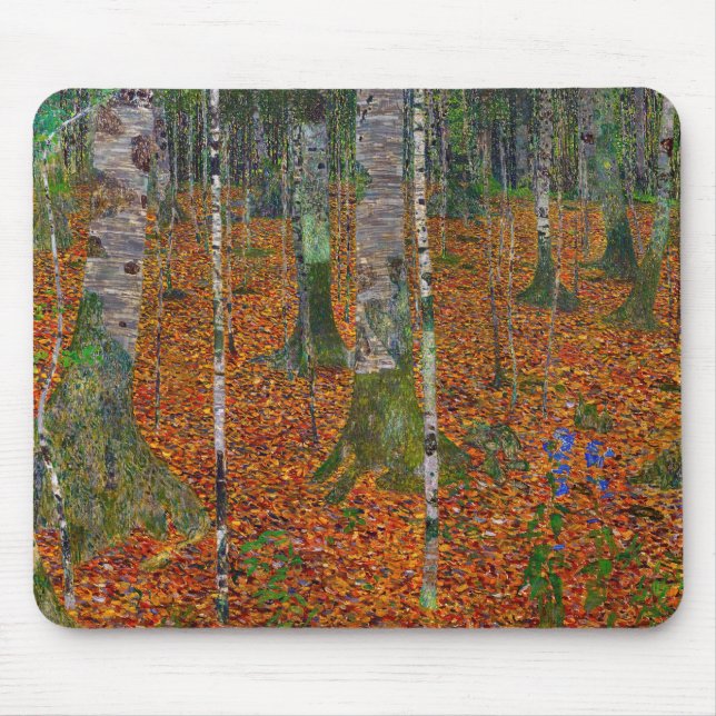 Mousepad Gustav Klimt - Madeira de Birch (Frente)