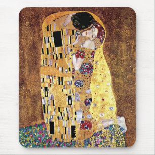 Mousepad Gustav Klimt - O Beijo - Arte Nova Antiga