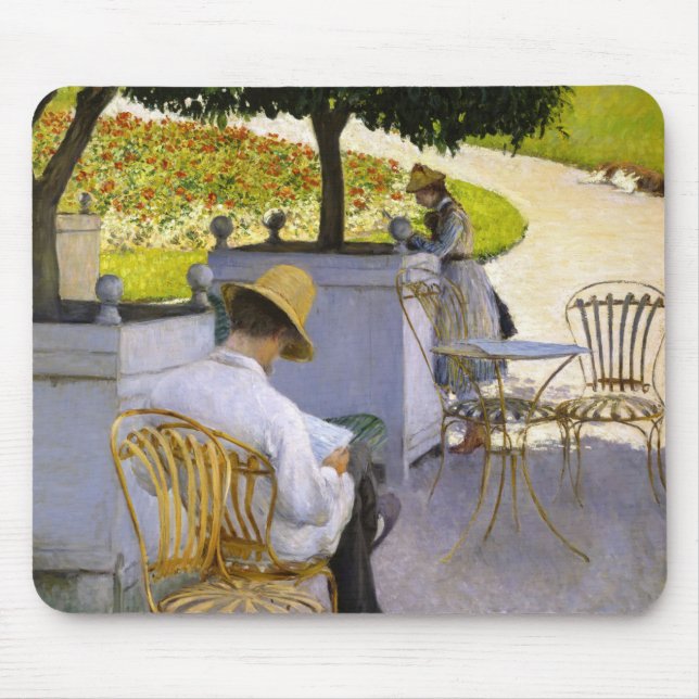 Mousepad Gustave Caillebotte - As Árvores Laranja (Frente)