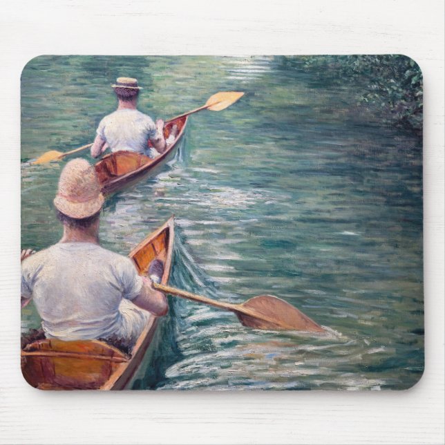 Mousepad Gustave Caillebotte - Canoas no Yerres (Frente)