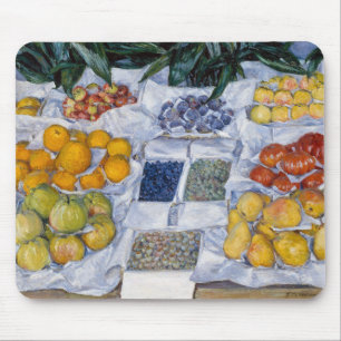 Mousepad Gustave Caillebotte - Fruta exibida em um suporte