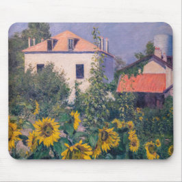 Mousepad Gustave Caillebotte - Girassóis, Jardim