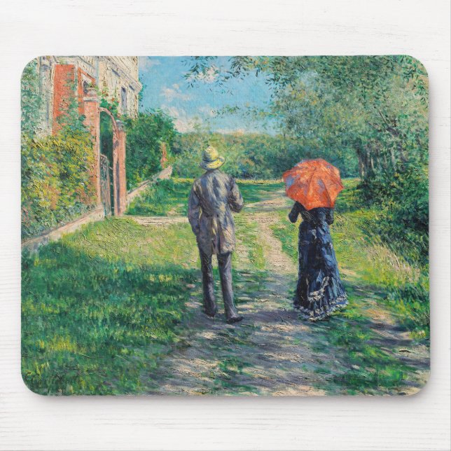 Mousepad Gustave Caillebotte - O Caminho Uphill (Frente)