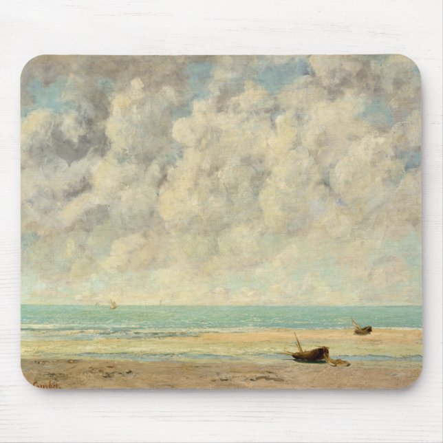 Mousepad Gustave Courbet | o mar calmo (Frente)