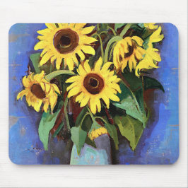 Mousepad Gustave Loiseau Imagens estéticas de girassol Sunf