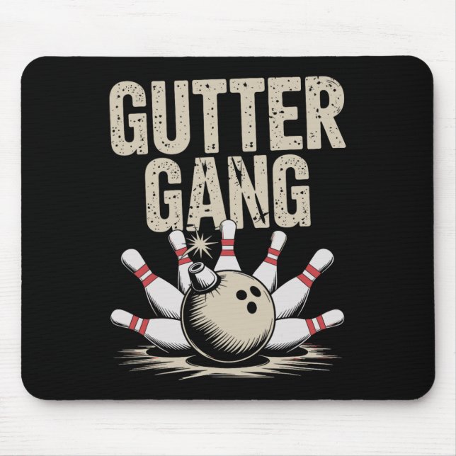 Mousepad Gutter Gang Bowling 1  (Frente)