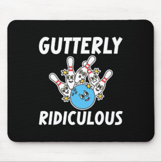 Mousepad Gutterly Ridiculous Funny Bowling Bowler