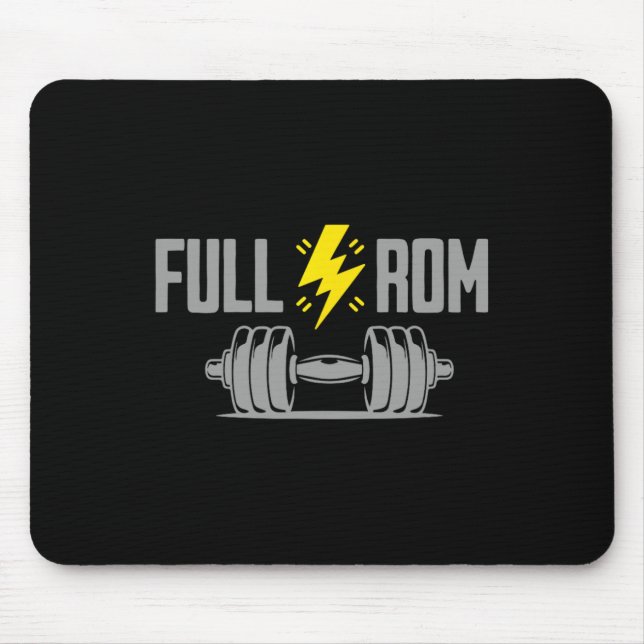 Mousepad Gym cheio Rom Malhação (Frente)