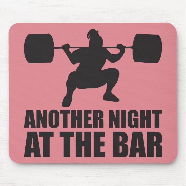 Mousepad Gym de Trabalho da malhação (Frente)