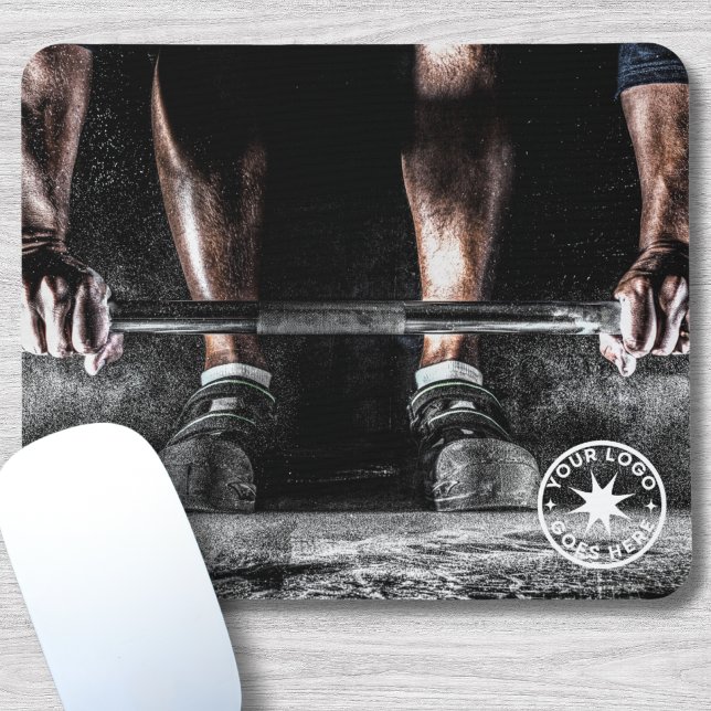 Mousepad Gym de Treinador Pessoal (Fitness Weightlifting Barbell Gym Personal Trainer Mouse Pad)