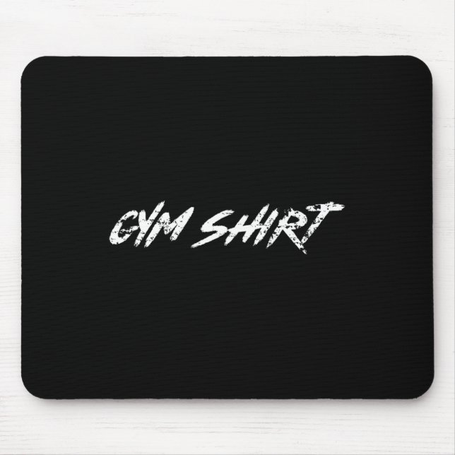 Mousepad Gym Funny Weightlifting Bodybuilding Workout Power (Frente)