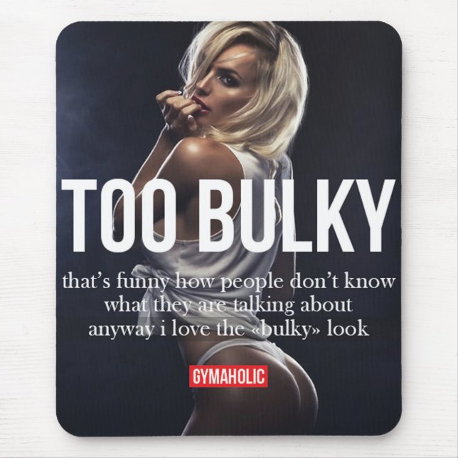 Mousepad Gym Malhação Motivativo (Frente)