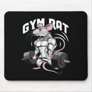 Mousepad Gym Rat Funny Bodybuilding Workout Malhação Gym We