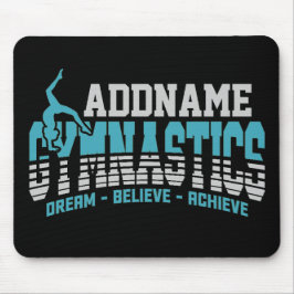Mousepad Gymnast ADD NAME Gymnastics Team Backbend Kickover