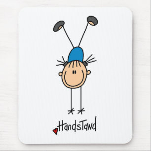 Mousepad Gymnast que faz o Handstand