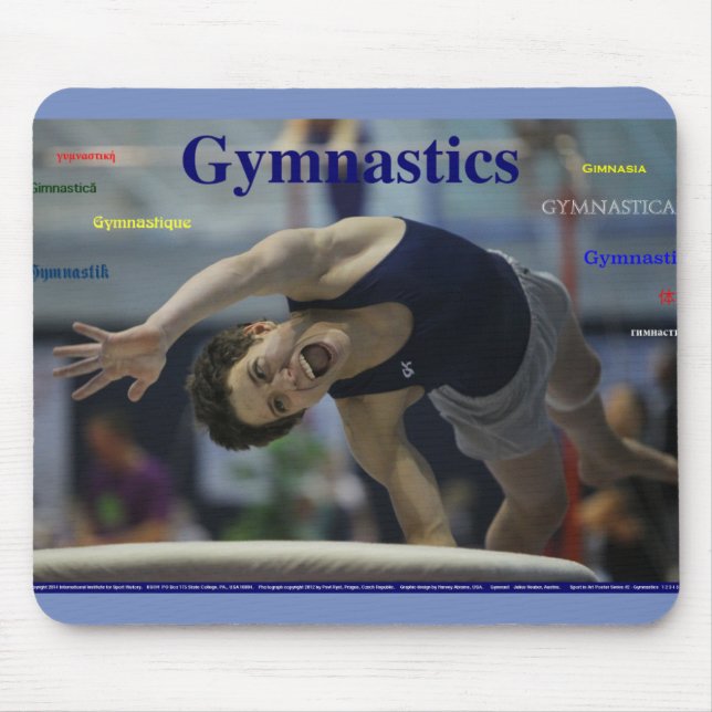 Mousepad GYMNASTICS #1, Julius Neuber no cofre (Frente)