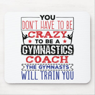 Mousepad Gymnastics Coach Engraçado Apreciação Engraçada Pr