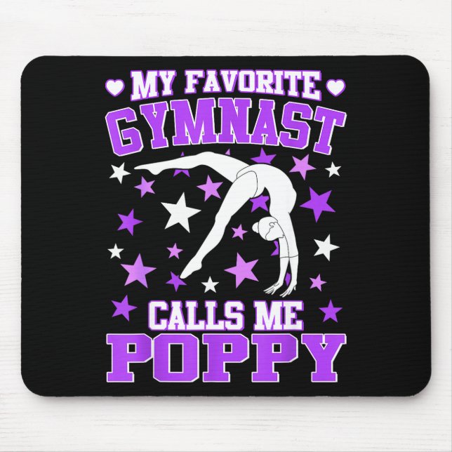 Mousepad Gymnastics My Favorite Gymnast Calls Me Ppy  (Frente)