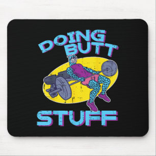 Mousepad Gyout Workout Engraçado Glute Workout Malhações Ho