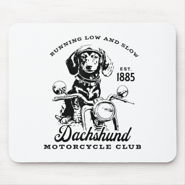 Mousepad H&amp;h New Life Clothing Uni-adults Dachshund Mot (Frente)