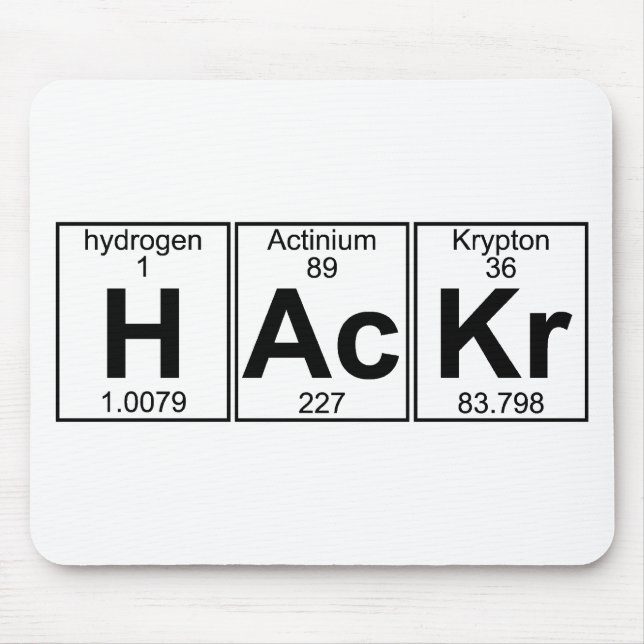 Mousepad H-C. a.-Kr (hackr) - cheio (Frente)