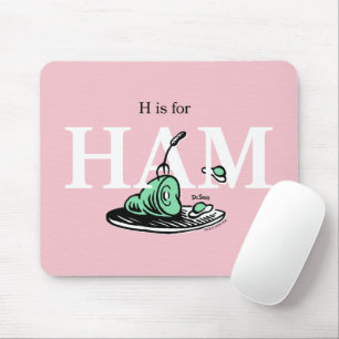 Mousepad "H é para HAM" Design de Alfabeto