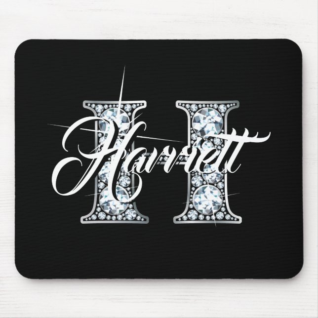 Mousepad H Faux Diamond Monogram (Frente)