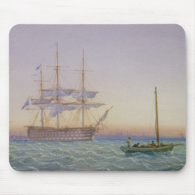 Mousepad H.M. Fragatas na âncora (Frente)