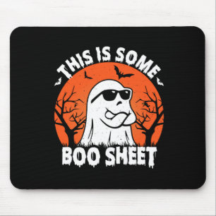 Mousepad Há algum Dia de as Bruxas engraçado Retroativo Gho
