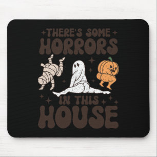 Mousepad Há alguns horrores nesta casa Ghost Pumpkin H