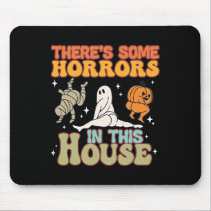 Mousepad Há alguns horrores nesta casa Ghost Pumpkin H