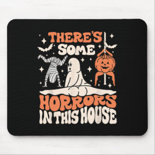 Mousepad Há alguns horrores nesta casa Ghost Pumpkin H